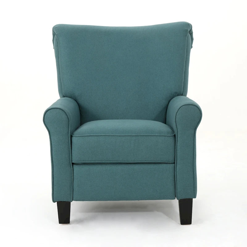 Fauteuil inclinable manuel standard, chaise longue confortable pour salon, chambre à coucher, sarcelle