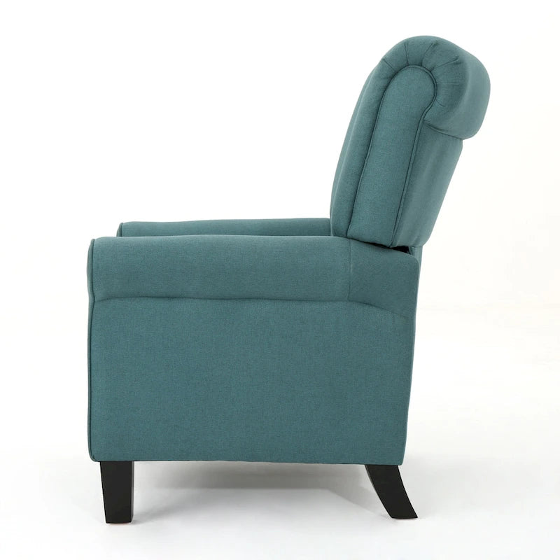 Fauteuil inclinable manuel standard, chaise longue confortable pour salon, chambre à coucher, sarcelle