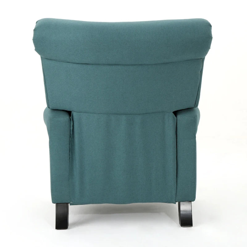 Fauteuil inclinable manuel standard, chaise longue confortable pour salon, chambre à coucher, sarcelle