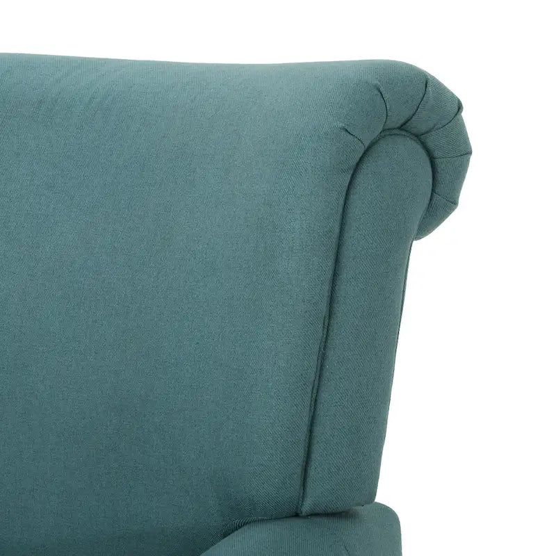 Fauteuil inclinable manuel standard, chaise longue confortable pour salon, chambre à coucher, sarcelle