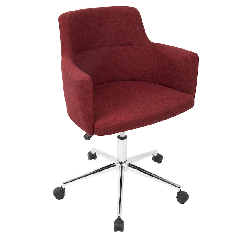 Chaise de bureau en tissu contemporaine Duved