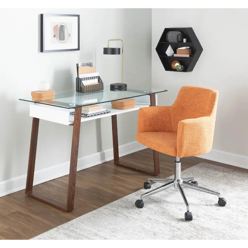 Chaise de bureau en tissu contemporaine Duved