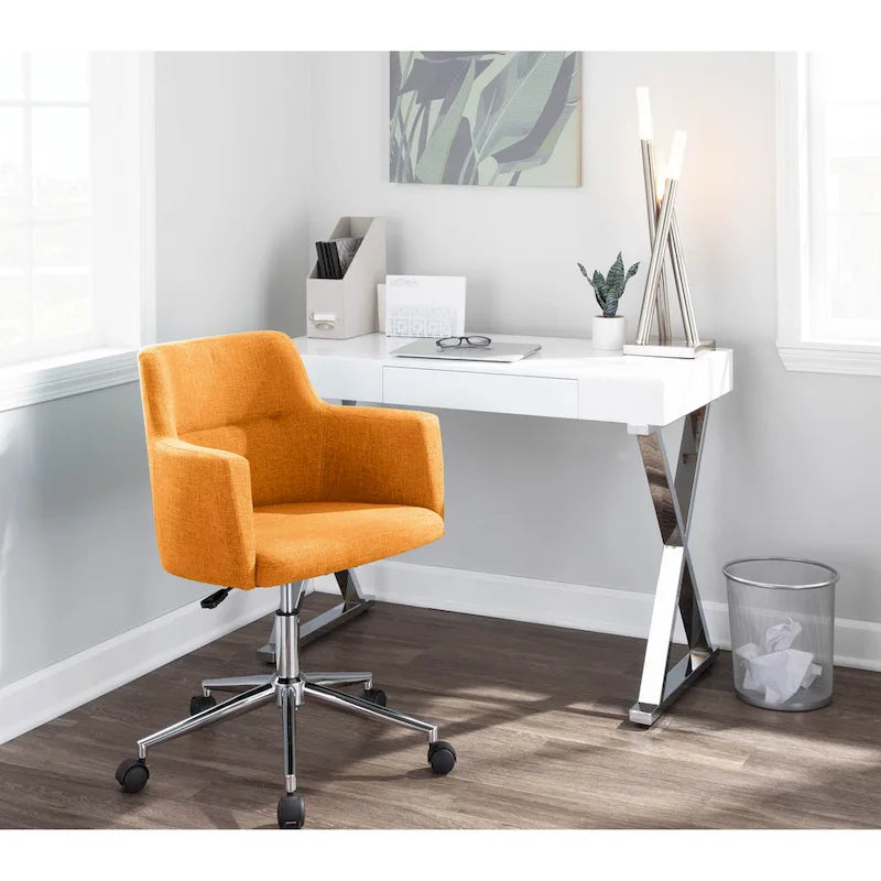 Chaise de bureau en tissu contemporaine Duved
