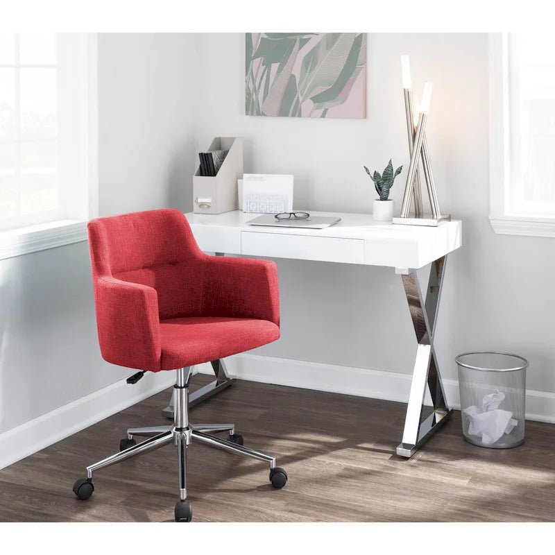 Chaise de bureau en tissu contemporaine Duved