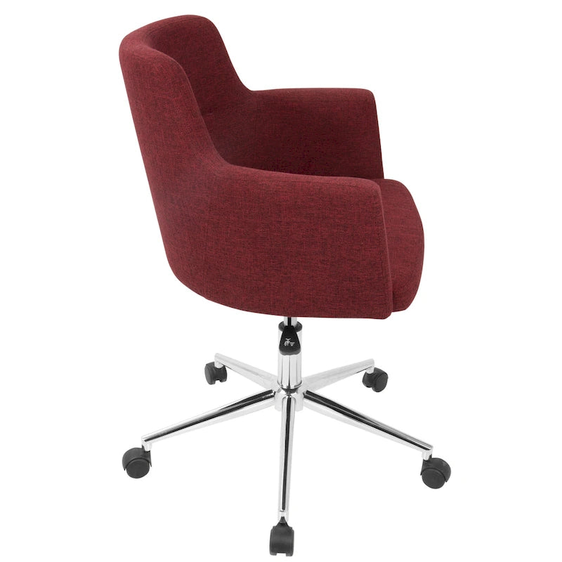 Chaise de bureau en tissu contemporaine Duved