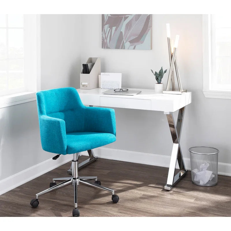 Chaise de bureau en tissu contemporaine Duved