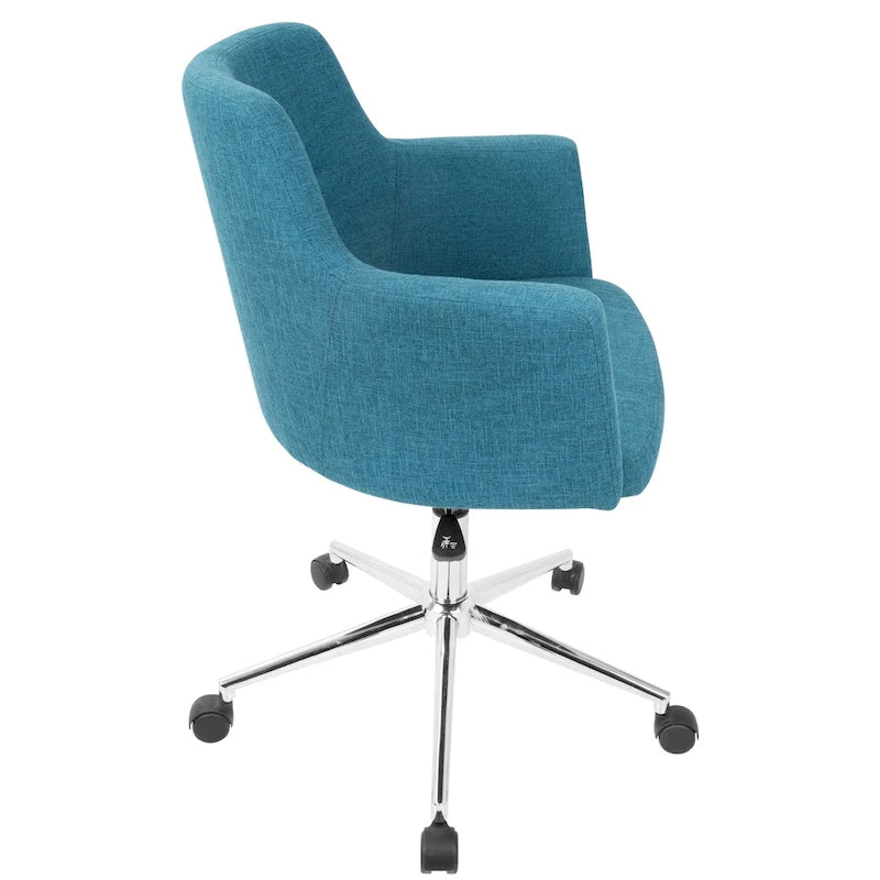 Chaise de bureau en tissu contemporaine Duved
