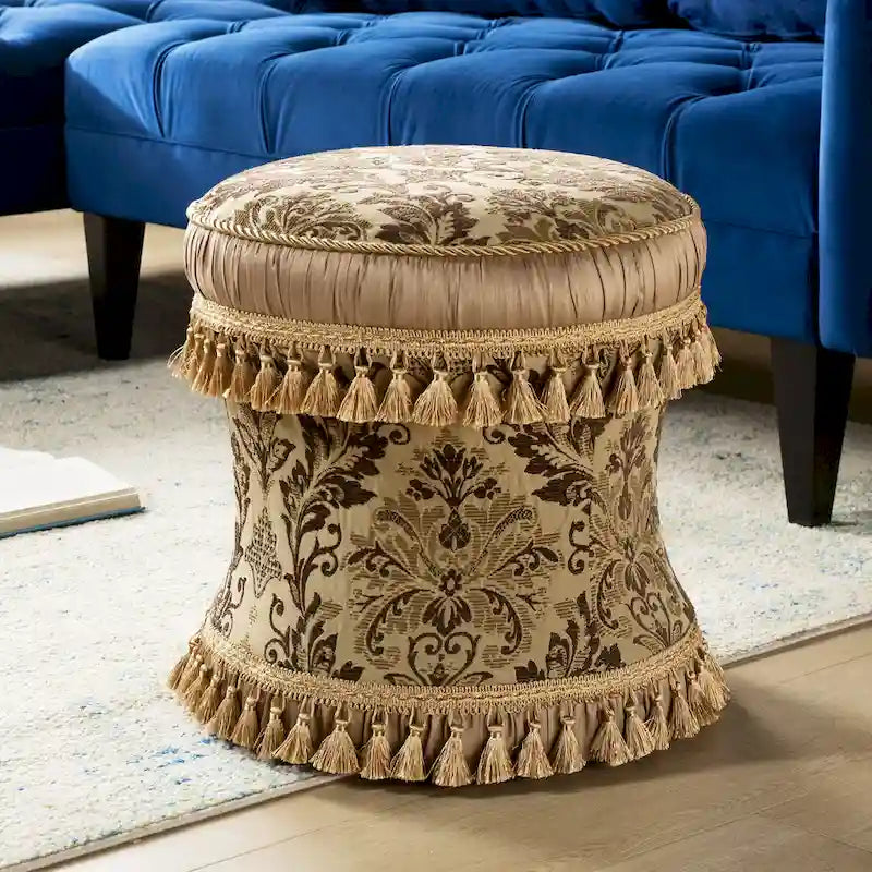 Tabouret de coiffeuse ottoman décoratif