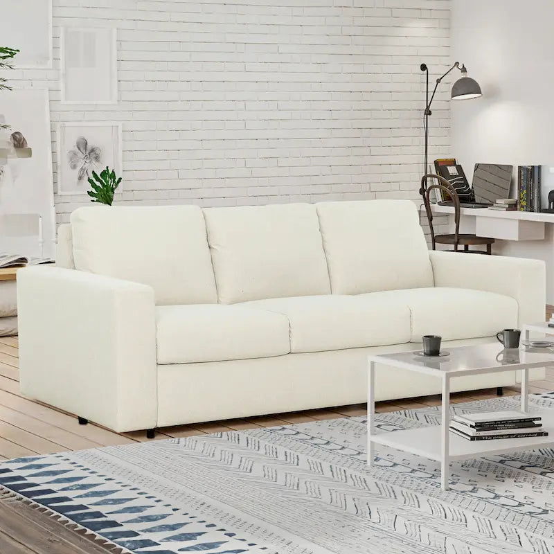 Canapé-lit Queen avec matelas en mousse à mémoire de forme de 12,7 cm