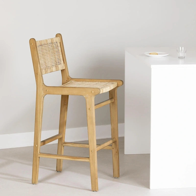Tabouret en rotin