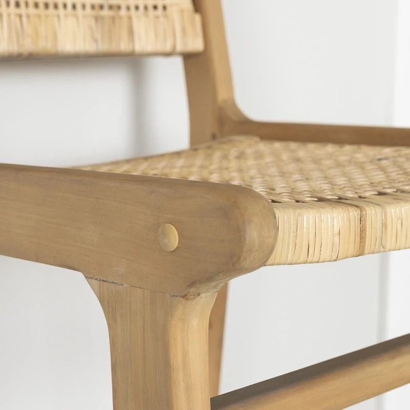 Tabouret en rotin