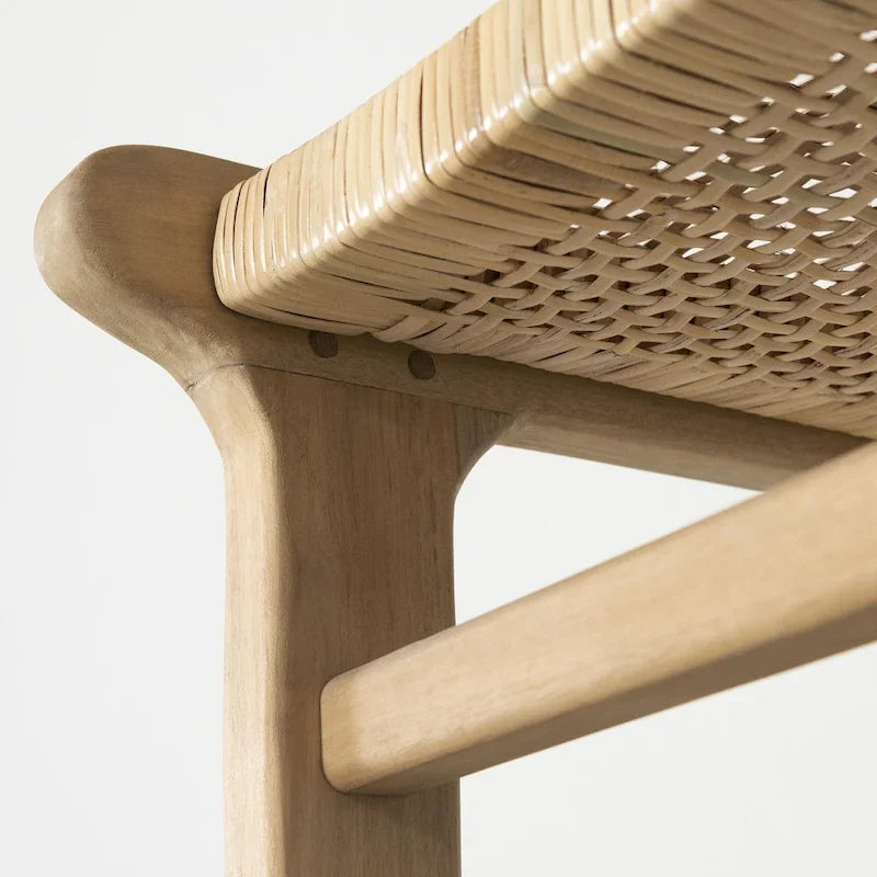 Tabouret en rotin