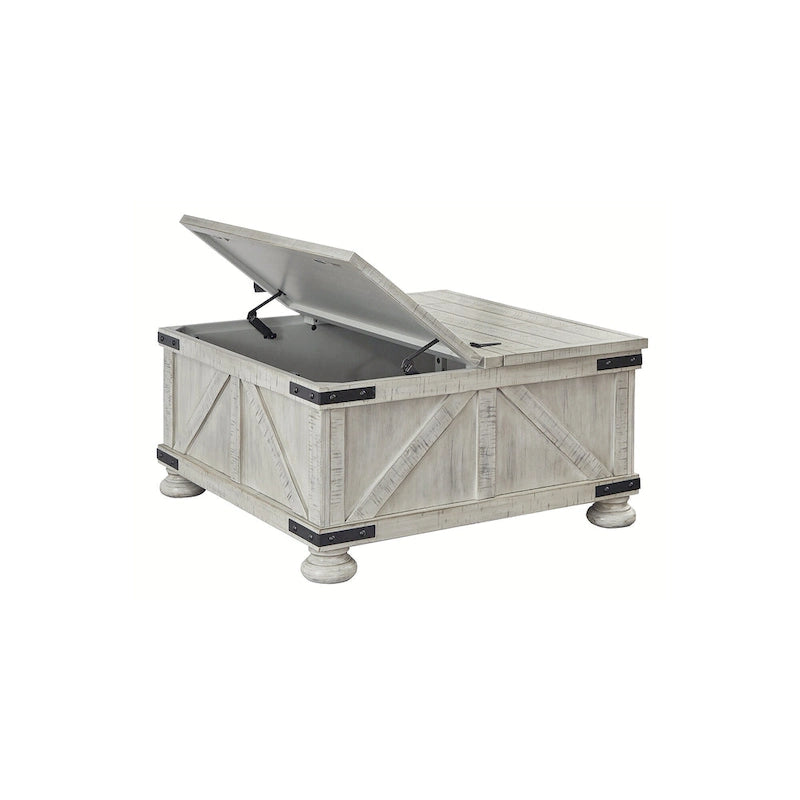 Table basse avec rangement - 36L x 36P x 18H