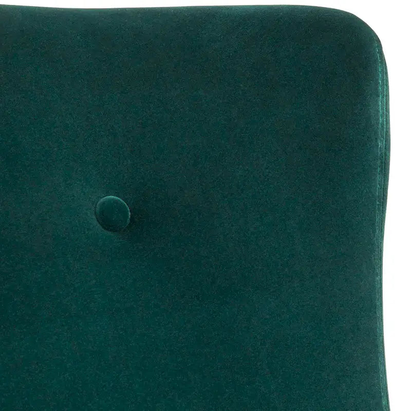 Fauteuil à dossier haut Mid-Century avec pieds en bois