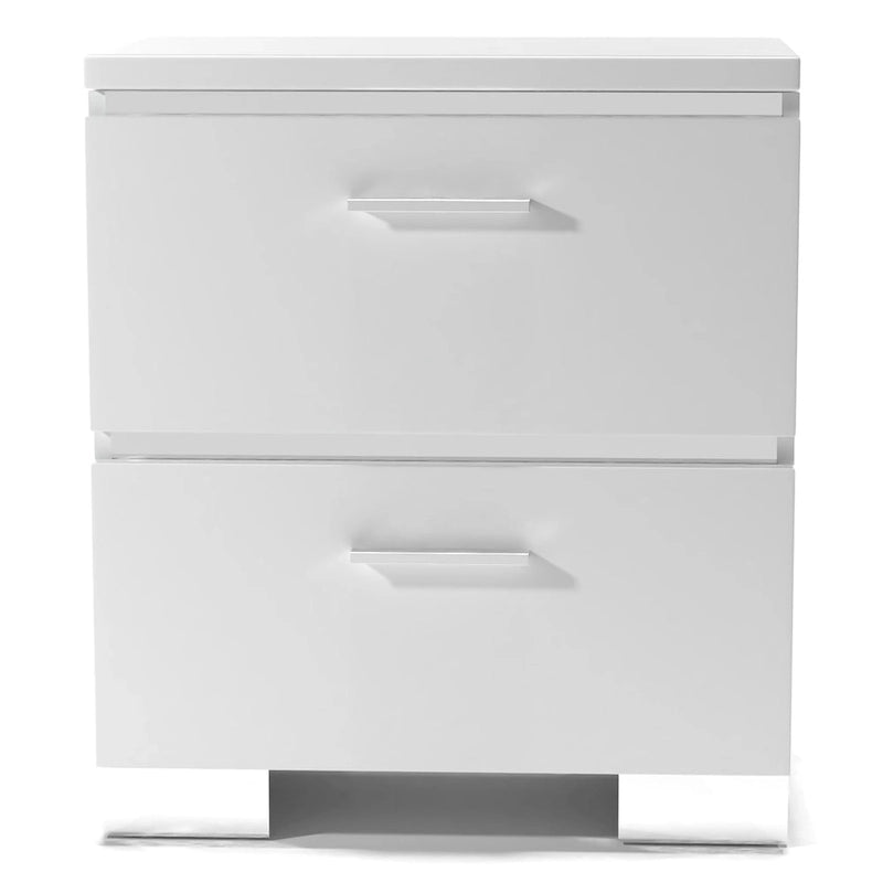 Lit de rangement en bois massif Modern Queen avec interface USB