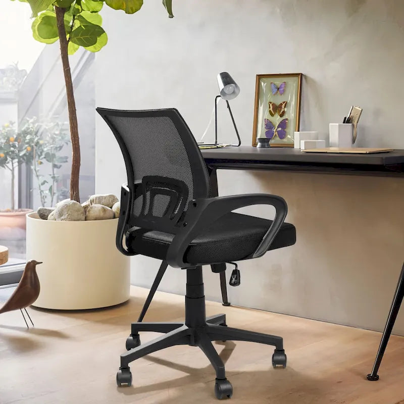 Chaise de bureau Chaise de bureau en maille Chaise d'ordinateur avec accoudoir
