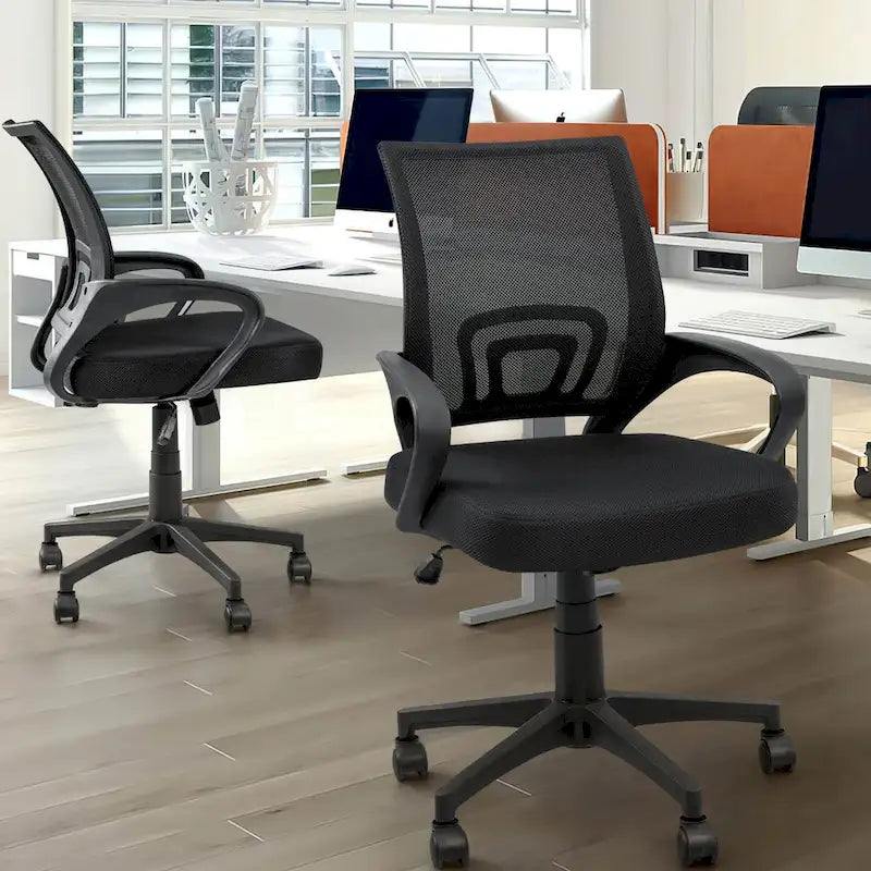 Chaise de bureau Chaise de bureau en maille Chaise d'ordinateur avec accoudoir