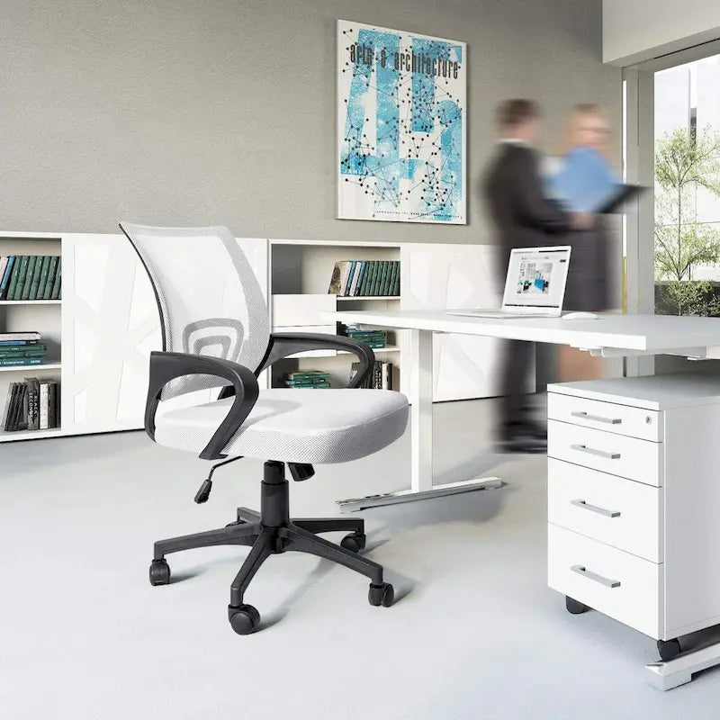 Chaise de bureau Chaise de bureau en maille Chaise d'ordinateur avec accoudoir