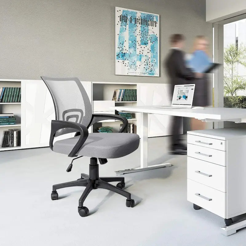 Chaise de bureau Chaise de bureau en maille Chaise d'ordinateur avec accoudoir
