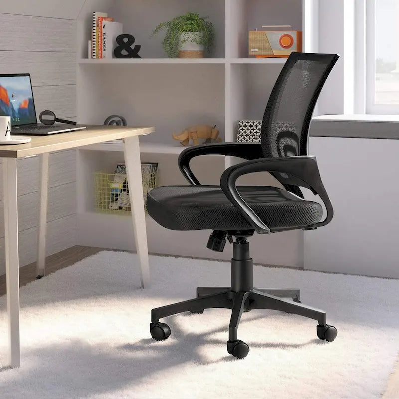 Chaise de bureau Chaise de bureau en maille Chaise d'ordinateur avec accoudoir