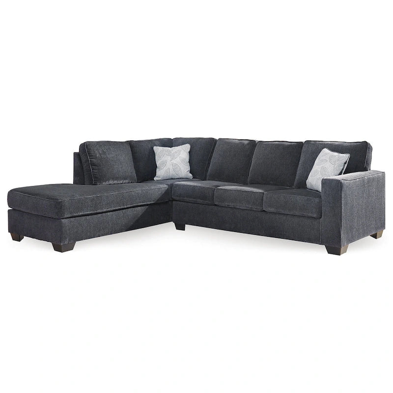 Canapé-lit avec méridienne - 110L x 90P x 37H