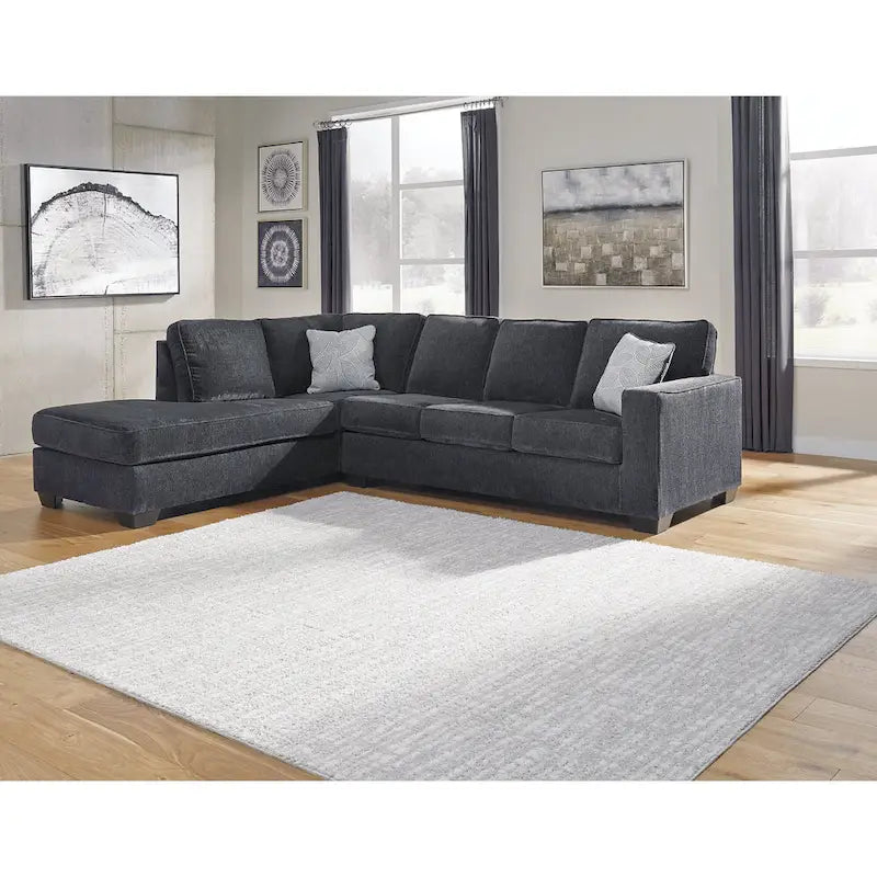 Canapé-lit avec méridienne - 110L x 90P x 37H