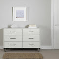 Commode double à 6 tiroirs