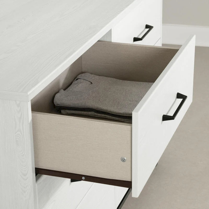 Commode double à 6 tiroirs