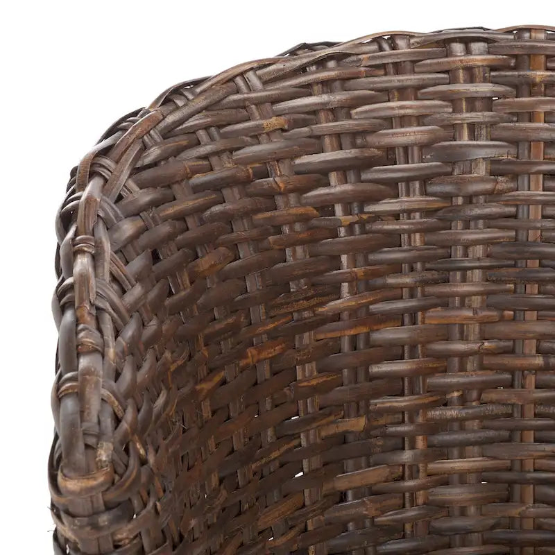 Fauteuil en rotin avec coussin
