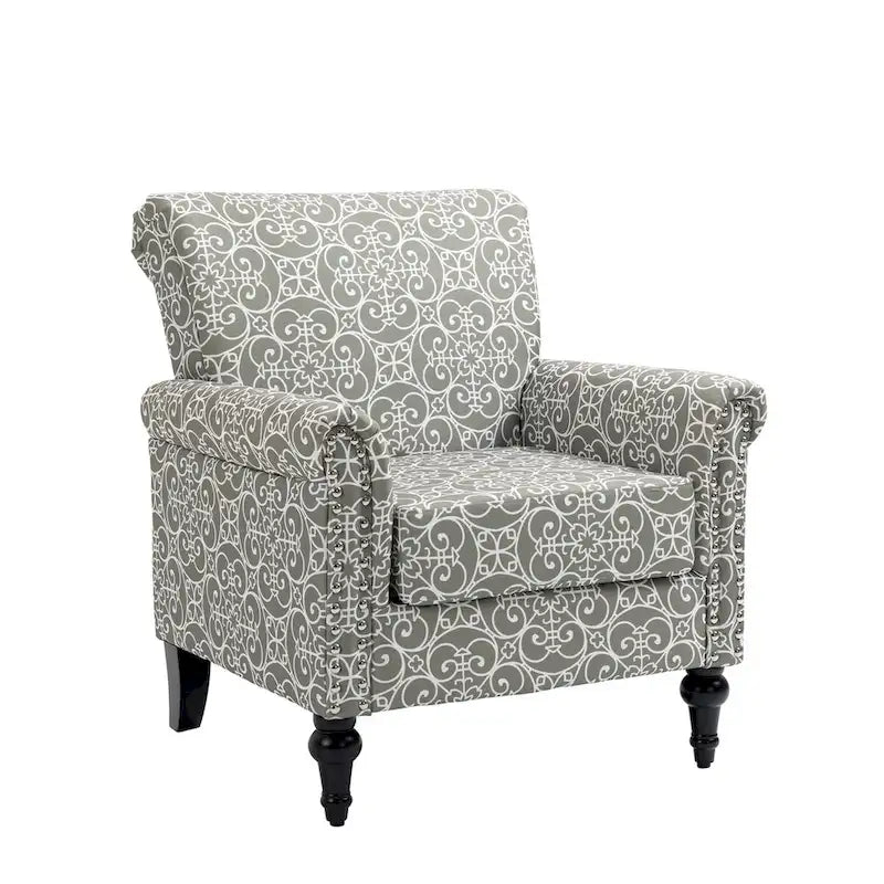 Fauteuil d'appoint Mid-Century Modern Rembourré, Fauteuil de Salon, Canapé Simple pour Salon