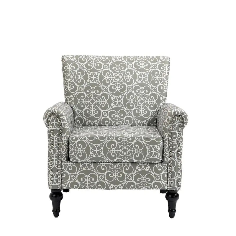 Fauteuil d'appoint Mid-Century Modern Rembourré, Fauteuil de Salon, Canapé Simple pour Salon