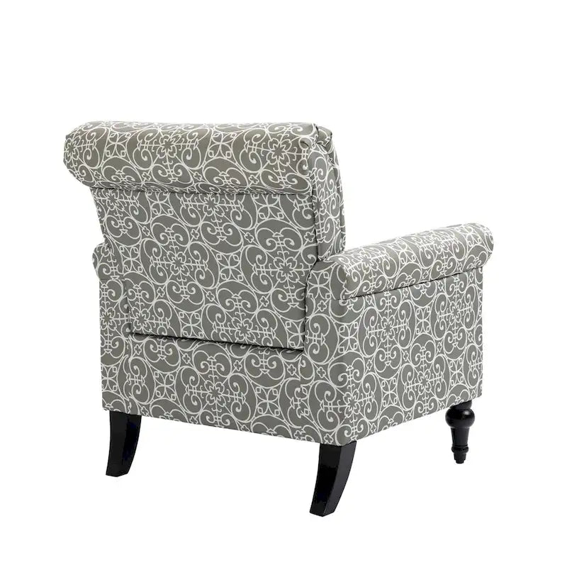 Fauteuil d'appoint Mid-Century Modern Rembourré, Fauteuil de Salon, Canapé Simple pour Salon