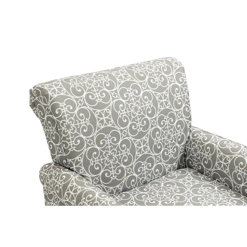 Fauteuil d'appoint Mid-Century Modern Rembourré, Fauteuil de Salon, Canapé Simple pour Salon