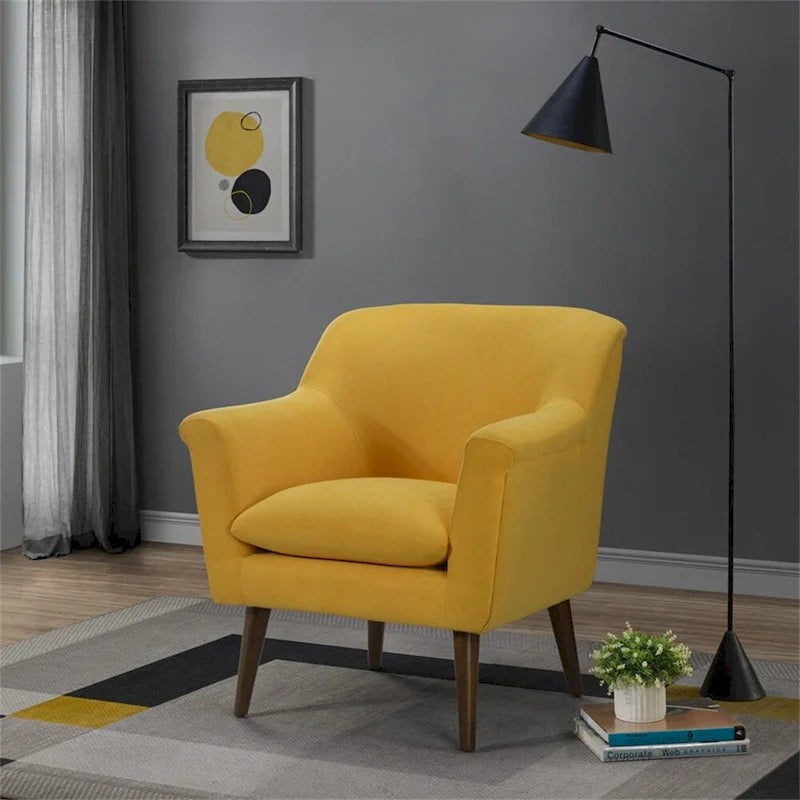 Fauteuil surdimensionné en tissu tissé