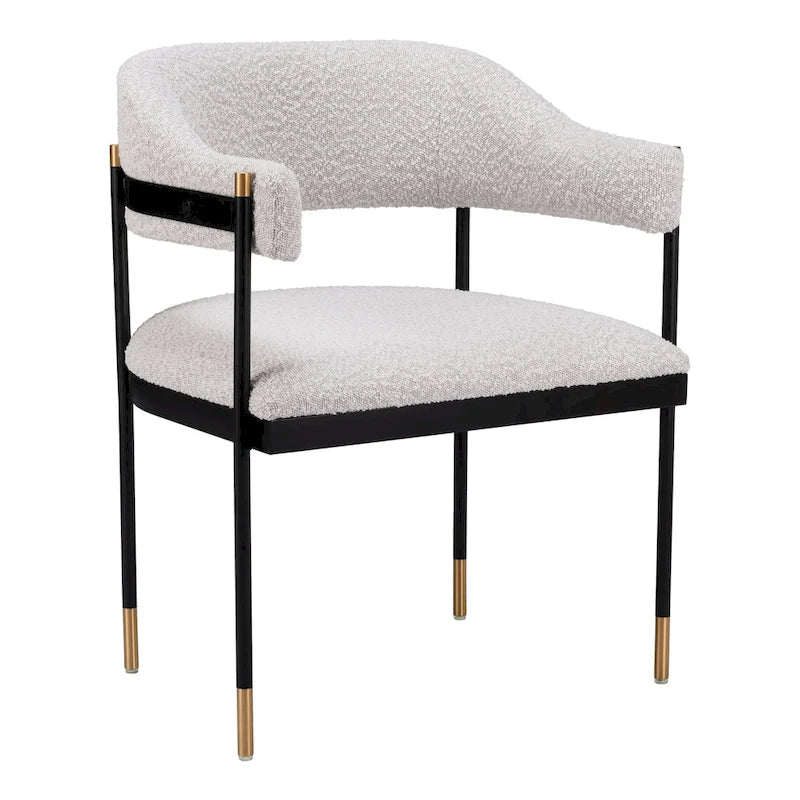 Chaise de salle à manger gris brumeux