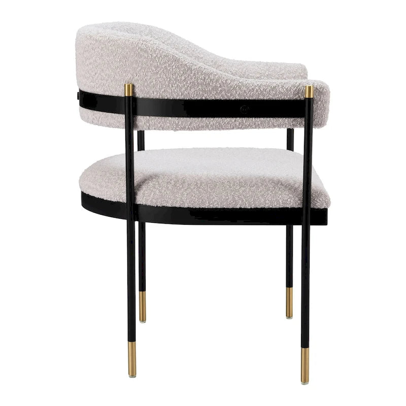 Chaise de salle à manger gris brumeux