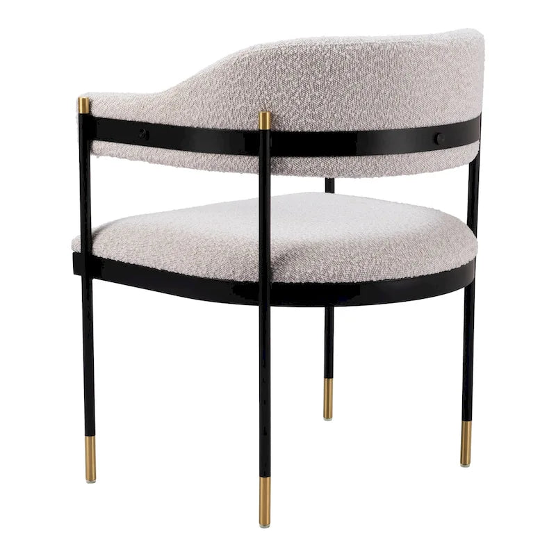 Chaise de salle à manger gris brumeux