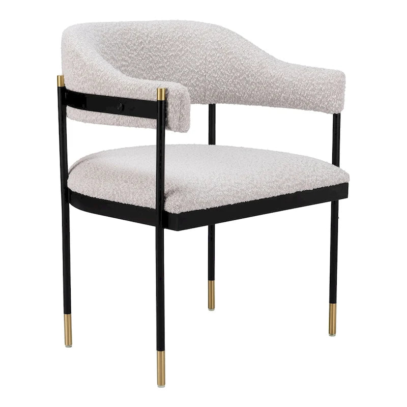 Chaise de salle à manger gris brumeux