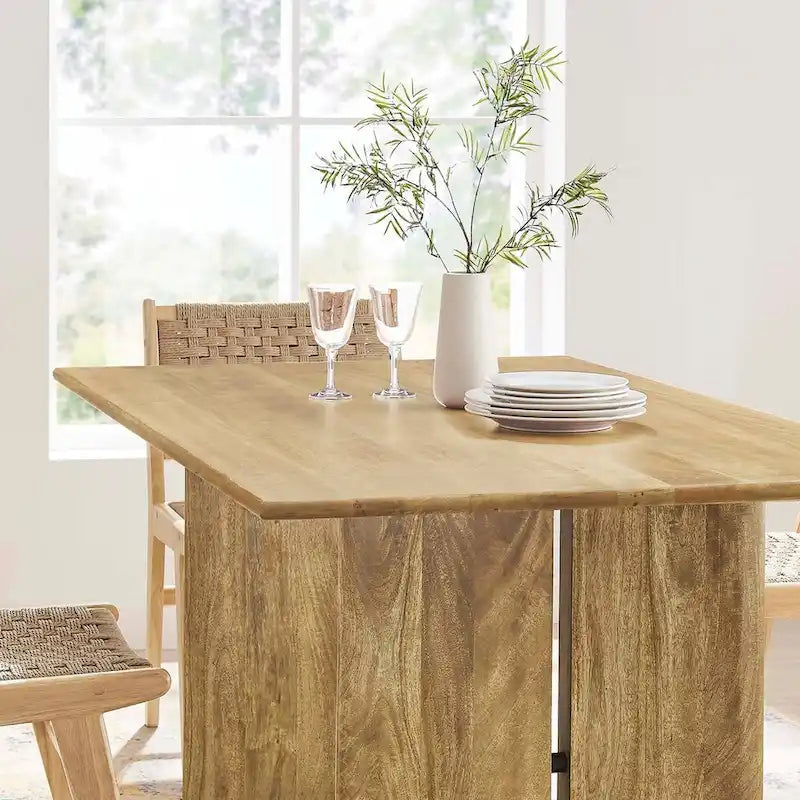 Table à manger en bois de 60 pouces