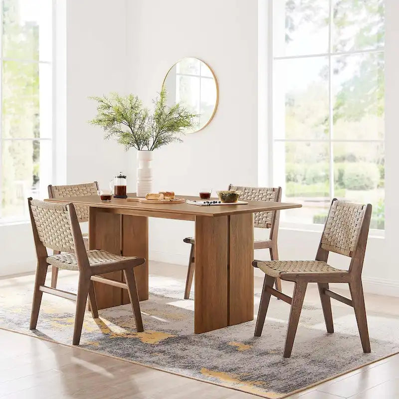 Table à manger en bois de 60 pouces